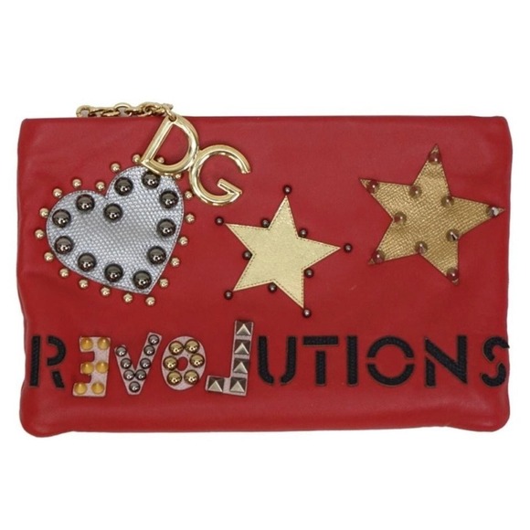 Dolce & Gabbana Revolutions Red Clutch - Picture 2 of 4